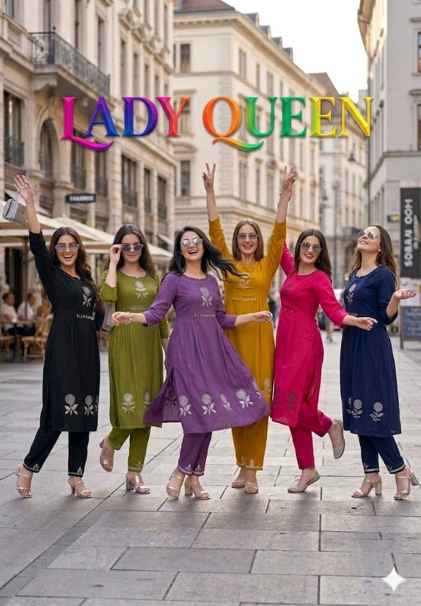 LADY QUEEN By kaamiri  01 To 06 Series Beautiful Festive Suits Colorful Stylish Heavy Rayon kurtis At Wholesale Price